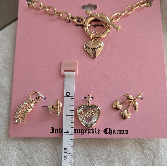 JUICY COUTURE Charm Necklace and Crown Earrings - Picture 13 of 14